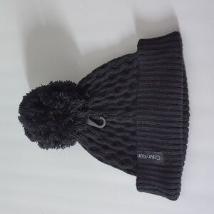 Calvin Klein Beanie Pom Black